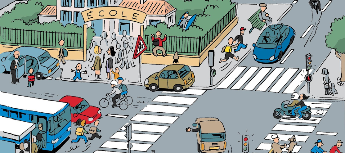 Scène école - dangers